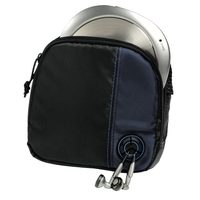 Hama CD Player Bag for Player and 3 CDs, black/blue