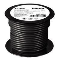 Hama power Cable FLY 2,5 mm˛, Black, 10 m on plastic reel