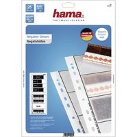 Hama photo sleeves for ring-binder albums A4, White, 10x15 cm