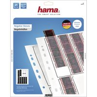 Hama photo sleeves for ring-binder albums A4, White, 10x15 cm