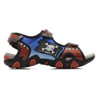 GEOX JR SANDAL STRIKE DK ORANGE/ROYAL