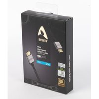 Avinity Classic HDMI kabel Ultra High Speed 8K, 2 m, kovové konektory, opletený