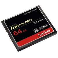 SanDisk Extreme CF 64 GB 120 MB/s zápis 85 MB/s UDMA7