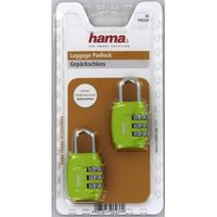 Hama combination Luggage Lock, set of 2, green