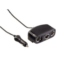 Hama 3-way Distributor for the Cigarette Lighter Socket, 12V, 8A, LED