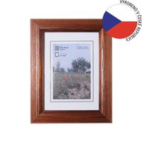 Hama 1227 rámeček dřevěný LORETA, tmavý dub, 13x18 cm