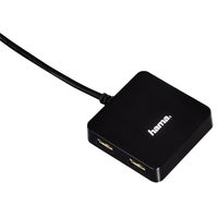 Hama micro USB OTG redukce Flexi-Slim, oboustranný konektor, 15 cm, zelená