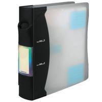 Hama CD-ROM Binder 120, Transparent/Graphite