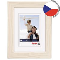 Hama rámeček dřevěný RIGA, bílý, 15x21cm