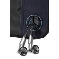 Hama CD Player Bag for Player and 3 CDs, black/blue