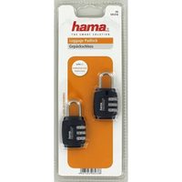 Hama combination Luggage Lock, set of 2, dark-blue