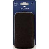 TOM TAILOR Crumpled Colors pouzdro na mobil, velikost XL, hnědé