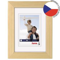 Hama rámeček dřevěný RIGA, přírodní, 15x21cm