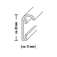 Hama rámeček hliníkový CHICAGO, šedý, 21x29,7cm