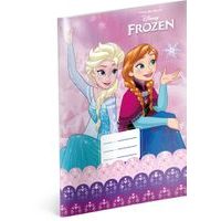 Školní sešit Frozen – Ledové království Pink, A4, 20 listů, nelinkovaný Baagl