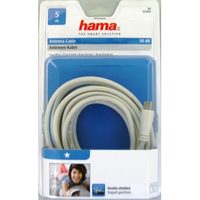 Hama anténní kabel 75dB, bílý, 10m, sáček