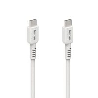 Hama Eco kabel USB-C 2.0 typ C-C 1 m, bílý