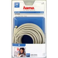 Hama anténní kabel 75dB, bílý, 10m, sáček