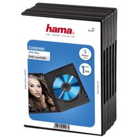 Hama DVD obal, 5ks/bal., barva černá