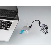 Hama micro USB OTG redukce Flexi-Slim, oboustranný konektor, 15 cm, zelená