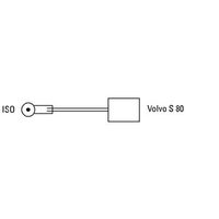 Hama antenna Adapter ISO for Volvo S80