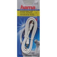 Hama SAT kabel F-vidlice - F-vidlice, 5 m, kolmé konektory 95 dB, 3*