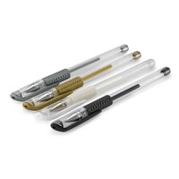 Hama gelové kuličkové pero Classic - set 2 barvy (zlatá/ stříbrná)
