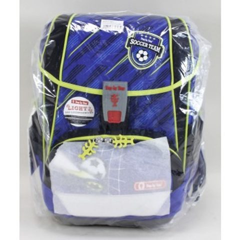 ŠKOLNÍ AKTOVKA LIGHT 2 PRO PRVŇÁČKY - 4-DÍLNÝ SET, STEP BY STEP FOTBAL, CERTIFIKÁT AGR