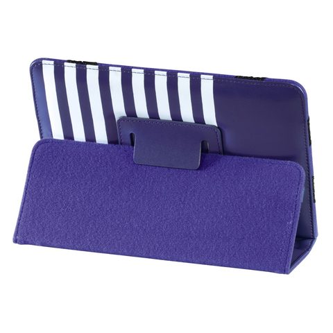 HAMA STRIPES PUZDRO NA TABLET DO 20,3 CM (8"), MODRÉ S BIELYMI PRÚŽKAMI