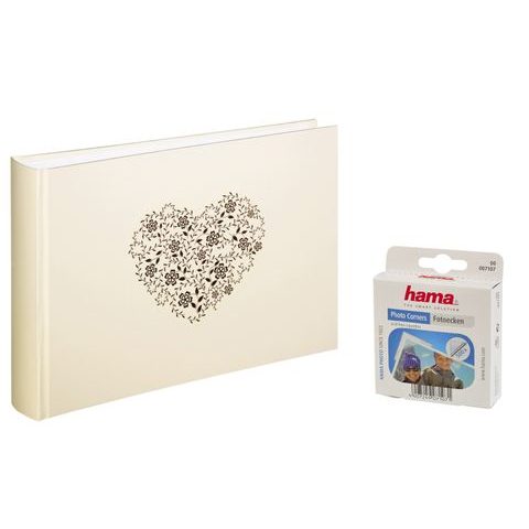 HAMA 2V1 FOTO ALBUM/KNIHA HOSTŮ ANZIO 120 FOTEK + 500 FOTORŮŽKŮ