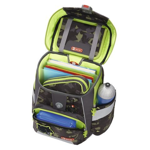 ŠKOLNÍ AKTOVKA E- SPACE-5-DÍLNÝ SET, STEP BY STEP S ELEKTRONICKY NASTAVITELNÝM BEDERÁKEM, PANTER