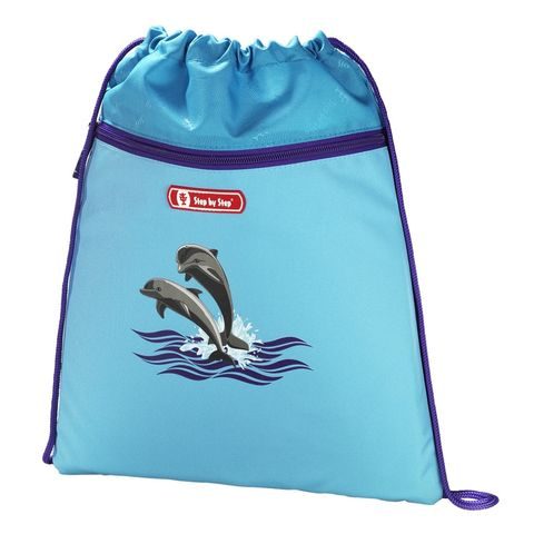 ŠKOLNÍ AKTOVKA LIGHT 2 PRO PRVŇÁČKY - 4-DÍLNÝ SET, STEP BY STEP DELFÍNI, CERTIFIKÁT AGR