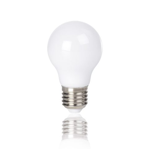 XAVAX LED ŽIAROVKA, 4,5 W (=40 W), E27, PLNE SKLENENÁ, TEPLÁ BIELA