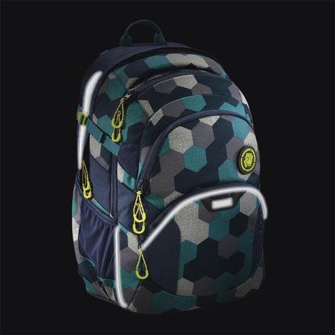 ŠKOLNÍ BATOH COOCAZOO JOBJOBBER2, BLUE GEOMETR