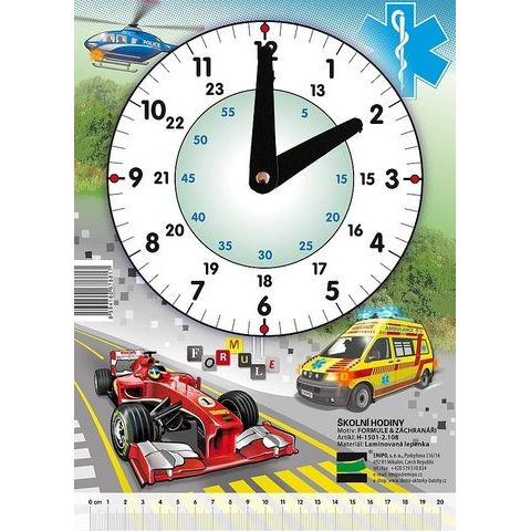 EMIPO ŠKOLSKÉ HODINY ZÁCHRANÁŘI - FORMULE