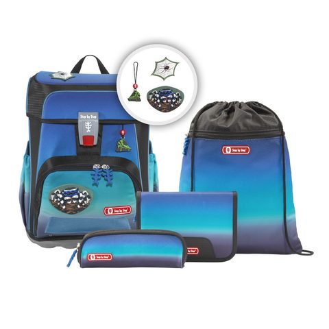 ŠKOLNÍ AKTOVKA CLOUD PRO PRVŇÁČKY - 5-DÍLNÝ SET, STEP BY STEP FUTURE COAST, CERTIFIKÁT AGR