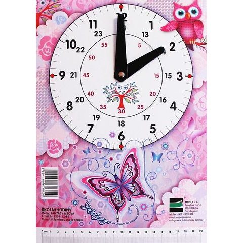 EMIPO ŠKOLSKÉ HODINY FANTASY - SOVA