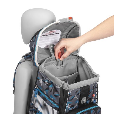 ŠKOLNÍ AKTOVKA/BATOH 2V1 PRO PRVŇÁČKY – 6-DÍLNÝ SET, STEP BY STEP STONE, CERTIFIKÁT AGR