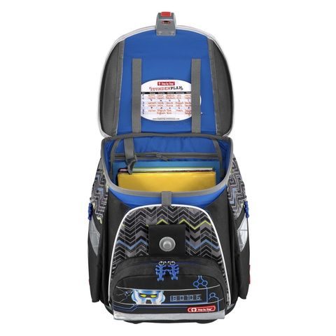 ŠKOLNÍ AKTOVKA TOUCH2 PRO PRVŇÁČKY - 4-DÍLNÝ SET, STEP BY STEP ROBOT, CERTIFIKÁT AGR