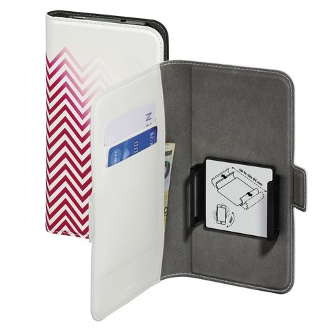 HAMA SMART MOVE-BLURRED LINES, POUZDRO NA MOBIL, XXL (5,2"-5,8"), ČERVENÉ