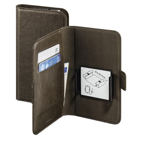 HAMA SMART MOVE BOOKLET CASE, SIZE L (4.0 - 4.5"), TAUPE