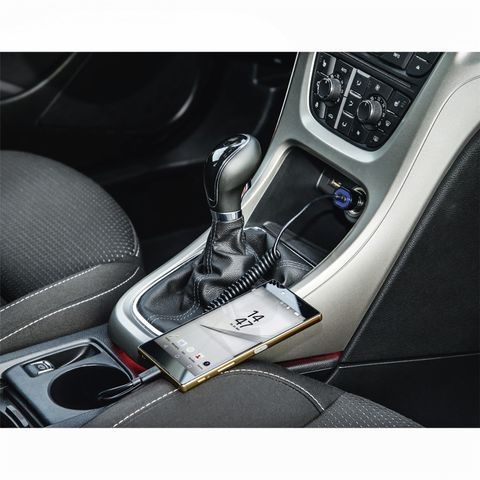 CAR CHARGER, MICRO USB, 2.4 A, BLACK