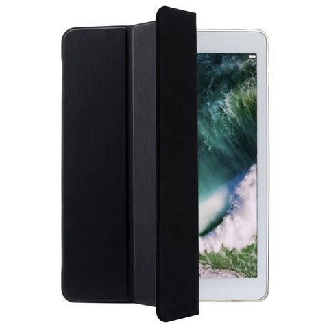 HAMA FOLD CLEAR TABLET CASE WITH STYLUS COMPARTMENT FOR APPLE IPAD 9.7 (2017/2018), BLACK