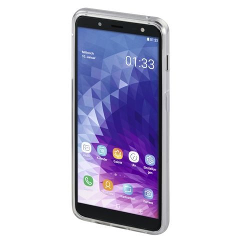 HAMA CRYSTAL CLEAR COVER FOR SAMSUNG GALAXY J4+, TRANSPARENT