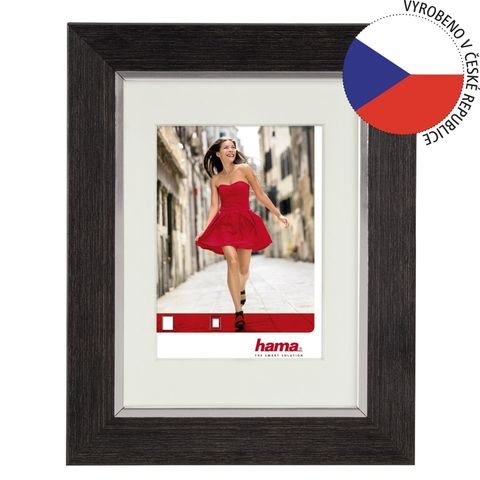 HAMA RÁMEČEK PLASTOVÝ PORTO, OŘECH, 30X30 CM