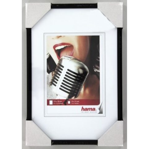 HAMA RÁMEČEK HLINÍKOVÝ CHICAGO, ČERNÝ, 13X18CM