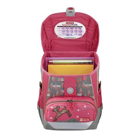 ŠKOLNÍ AKTOVKA LIGHT 2 PRO PRVŇÁČKY - 4-DÍLNÝ SET, STEP BY STEP SRNEČEK, CERTIFIKÁT AGR