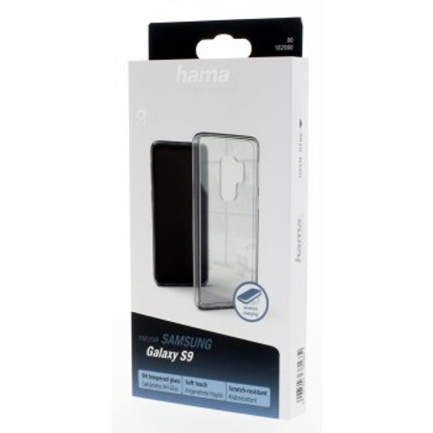 HAMA GLASS COVER FOR SAMSUNG GALAXY S9, TRANSPARENT
