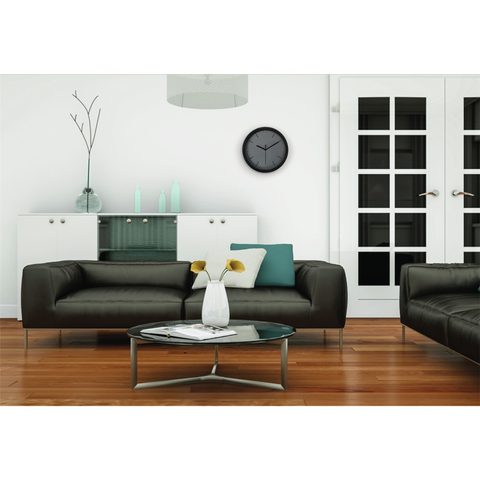 HAMA MAXR, NÁSTĚNNÉ HODINY, 25 CM, TICHÝ CHOD, ŠEDÉ