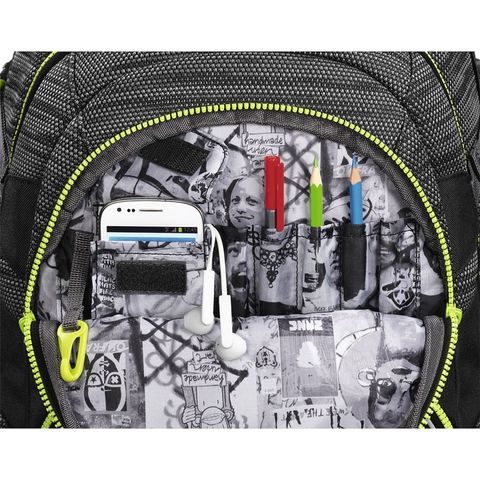 ŠKOLNÍ BATOH COOCAZOO JOBJOBBER2, BLACK KNIT